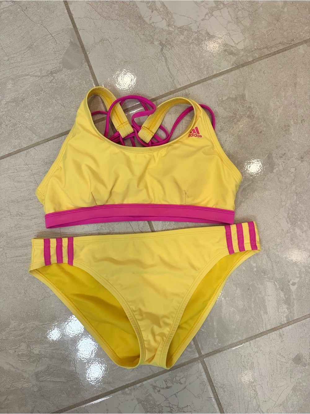 adidas Yellow & Pink bikini
